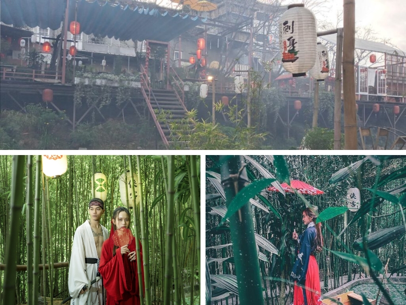 Hóa thân thành đại hiệp với trang phục được thiết kế tỉ mỉ và đẹp mắt